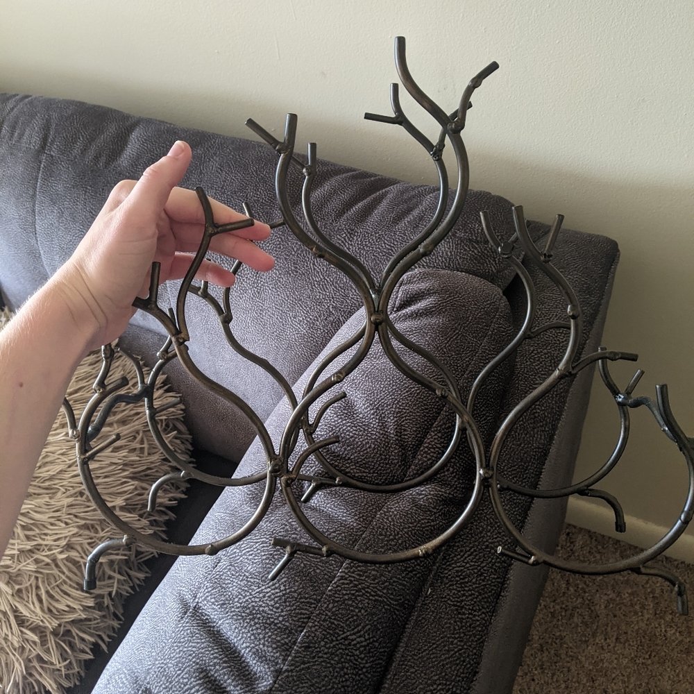 Bronze Branch Wine Rack - Picture 2 of 3